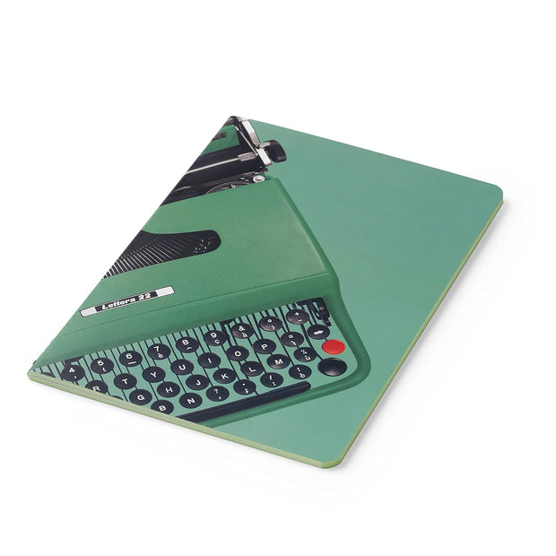 Olivetti - Green Midsized Sewn Lined Notebook Paperback