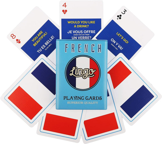 French Lingo Playing Cards in Wayfarer Tin Box