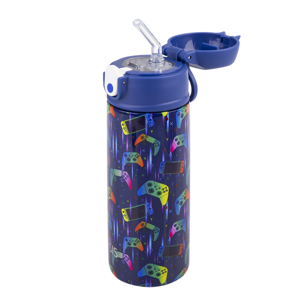 Oasis - Kids Drink Bottle With Sipper 550ml - Gamer