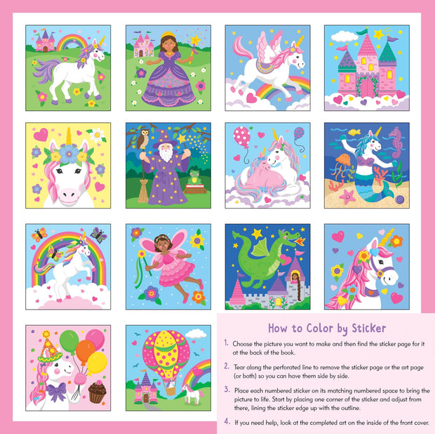 My First Colour-by-Sticker Book - Unicorns & More