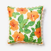 Bonnie & Neil - Hibiscus Coral 60cm Cushion