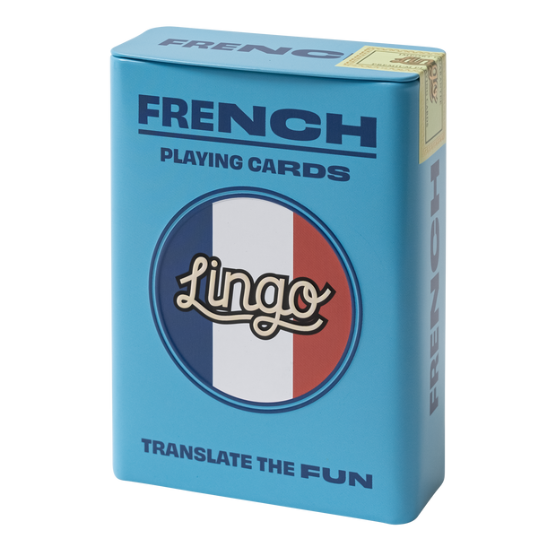 French Lingo Playing Cards in Wayfarer Tin Box