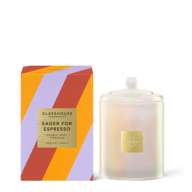 Glasshouse - Eager For Espresso - 380g Triple Scented Soy Candle