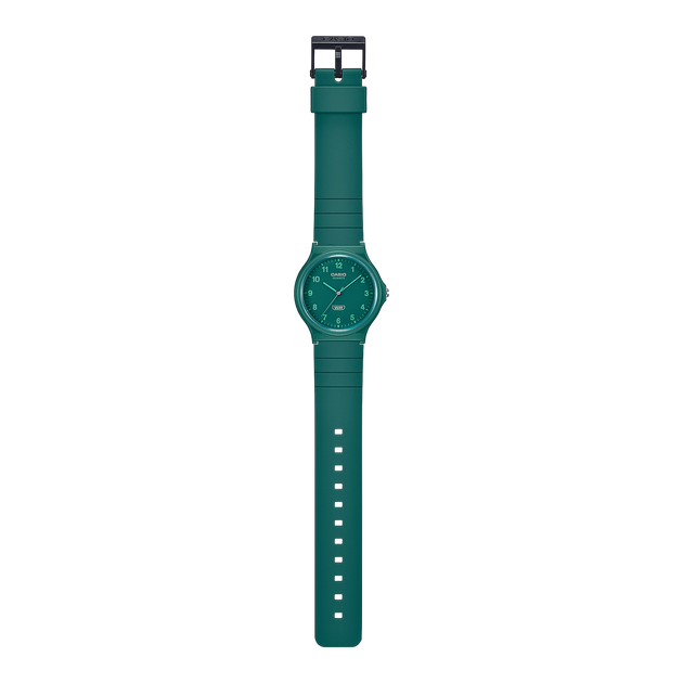 Casio Analogue Water Resistant Green Resin Band MQ24B 3B Watches OPUS Design