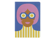 Olimpia Zagnoli - Blue Small Sewn Lined Notebook Paperback