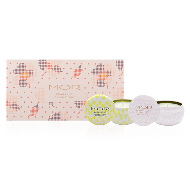 MOR Boutique - Narcissus and Marshmallow - Candle Duo