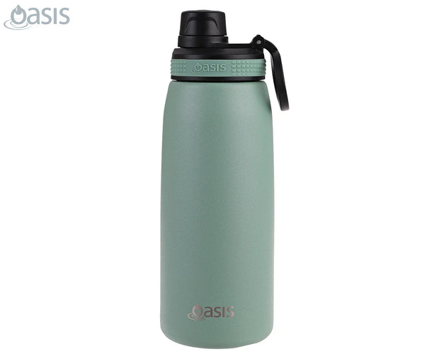 Oasis - Insulated Sports Bottle with Screw Cap - 780ml - Sage Green