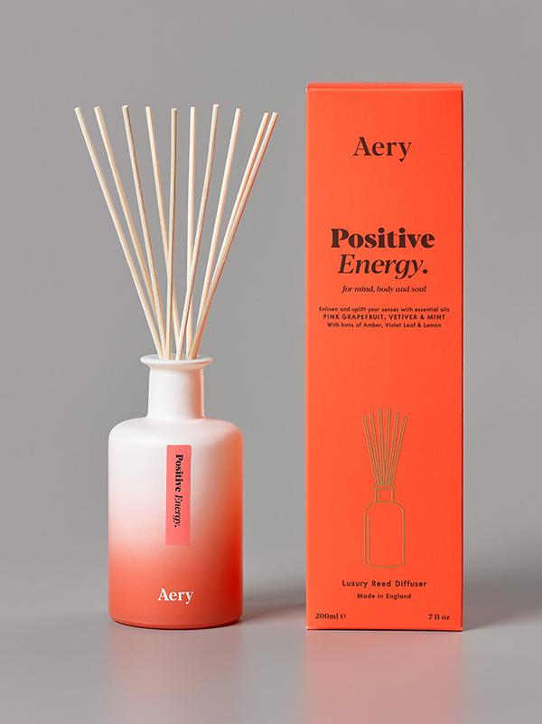 Aery Living - Aromatherapy 200ml Reed Diffuser - Positive Energy