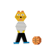 Areaware - Wooden Toy - Block Party Cat