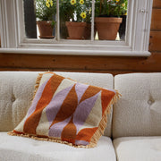 Sage x Clare - Horley Punch Needle Cushion - Lavendar