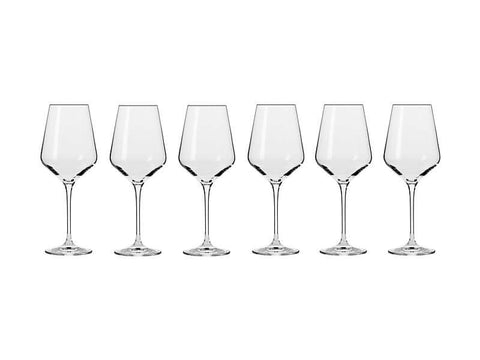Avant-Garde White Wine Glass 390ML 6pc Gift Boxed