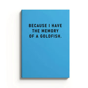 Memory of A Goldfish Notebook