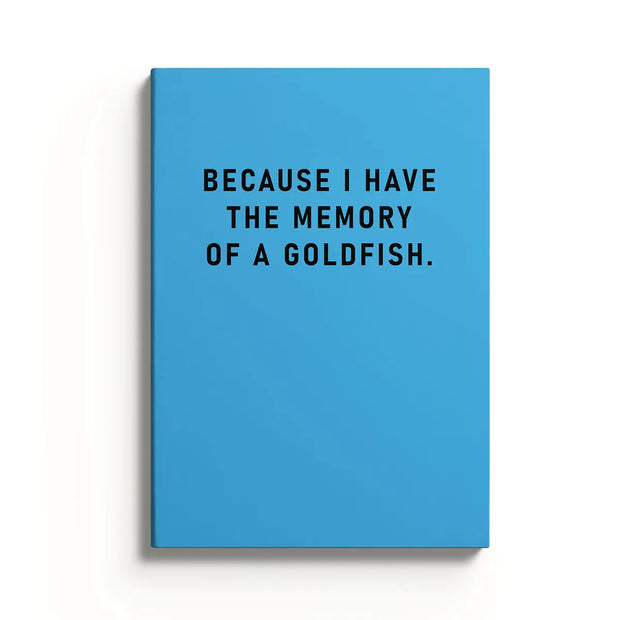 Memory of A Goldfish Notebook