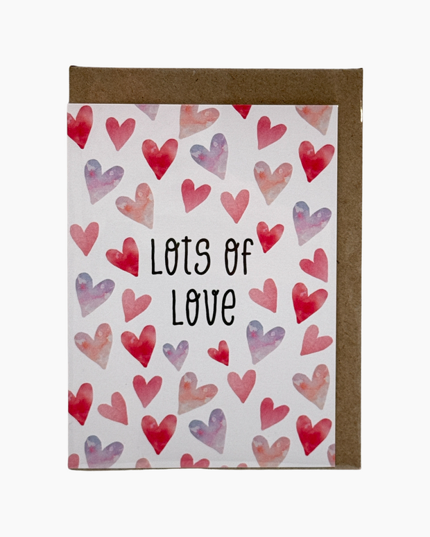 Greeting Card - Lots Of Love