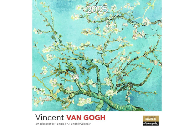 Aquarupella - 2025 Wall Calendar - Vincent Van Gogh