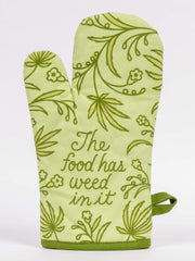 Blue Q - Food Has Weed In It Oven Mitt
