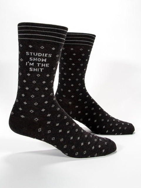 Blue Q - Studies Show I'm The Shit Men's Crew Socks