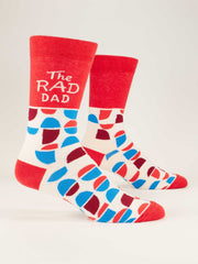 Blue Q - The Rad Dad Men's Crew Socks