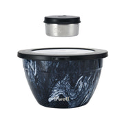 S'well - Azurite Marble Salad Bowl Kit 1.9L