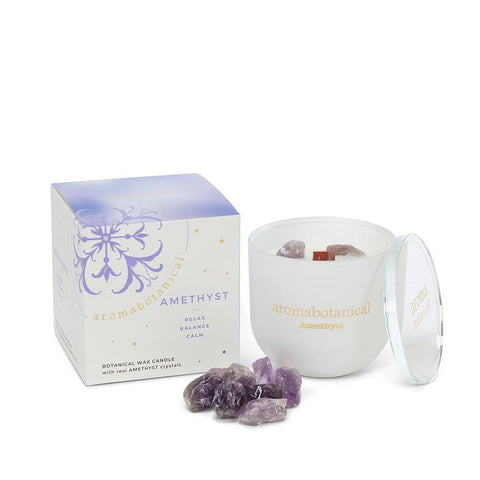 Aromabotanical - 310g Crystal Candle - Amethyst
