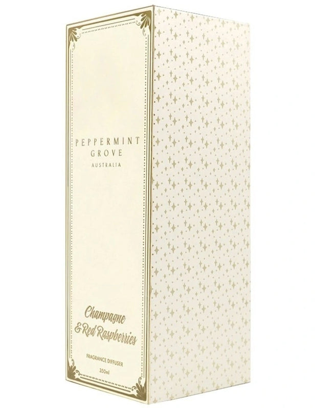 Peppermint Grove - Champagne & Red Raspberries Fragrance Diffuser 350ml