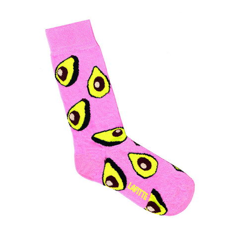 Lafitte Socks - Avocado Pink Women's Socks AU 2-8, EU 35-39