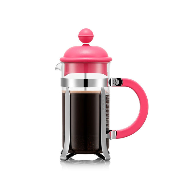 Bodum - CAFFETTIERA - Coffee maker, 3 cup, 0.35 l, 12 oz - Bubblegum