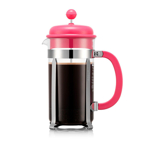 Bodum - CAFFETTIERA - Coffee maker, 8 cup, 1.0 l, 34 oz - Bubblegum