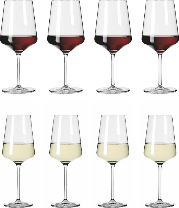 Ritzenhoff - Lichtweiss Julie - White and Red Wine Glass Set