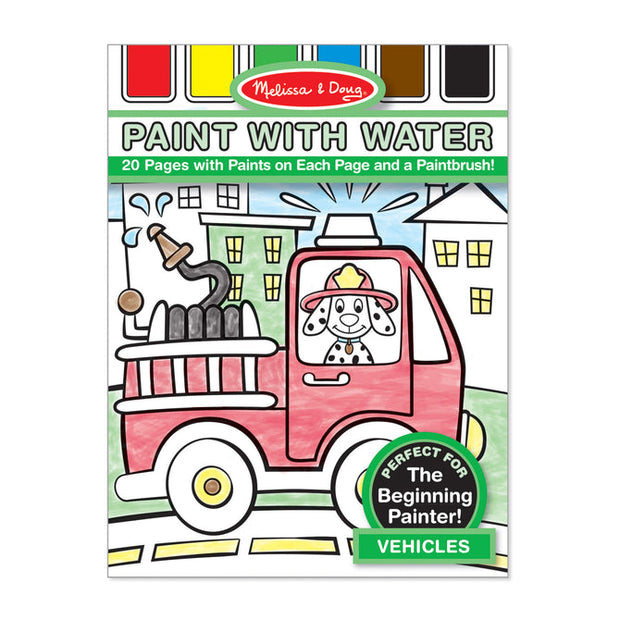 Melissa & Doug - Paint With Water - Vehicles