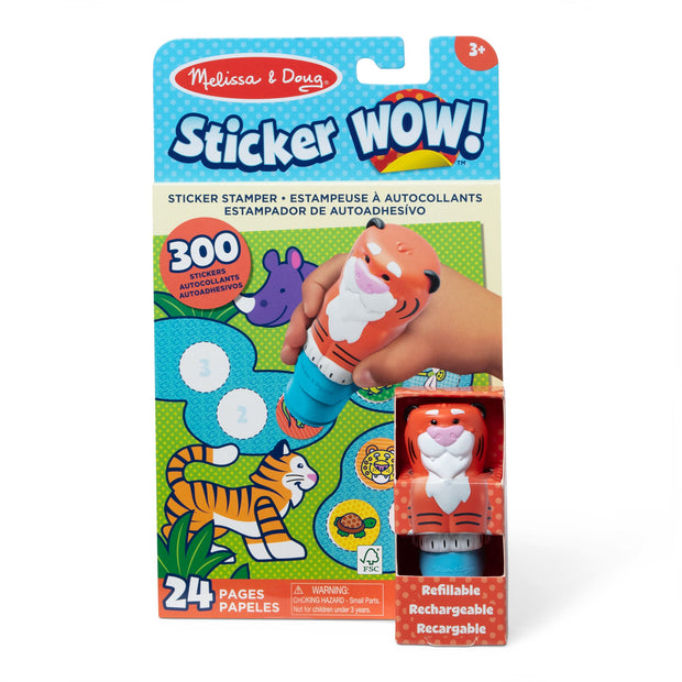 Melissa & Doug - Sticker WOW!® Activity Pad & Sticker Stamper - Tiger