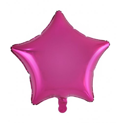 Click & Collect Only - 18 Inch Decrotex Foil Star Magenta