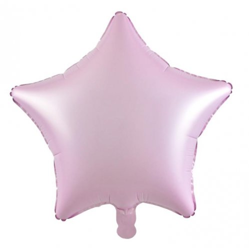 Click & Collect Only - 18 Inch Decrotex Foil Star Matt Pastel Pink
