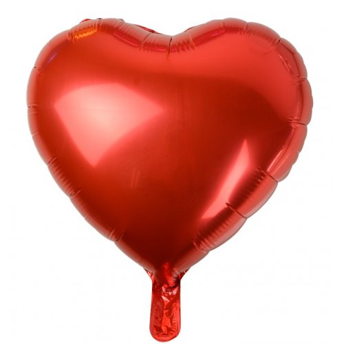 Click & Collect Only - 18 Inch Decrotex Foil Heart Red
