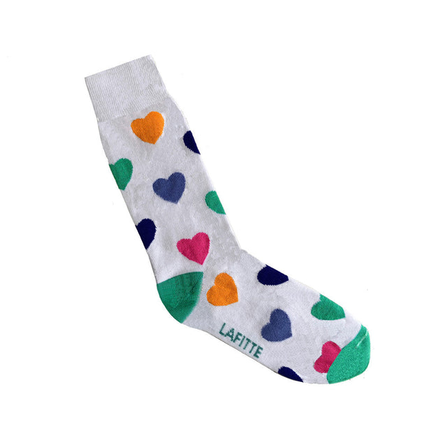 Lafitte Socks - Heart Men’s Socks AU 6-11, EU 39-45