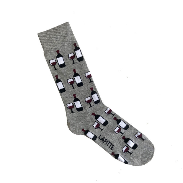 Lafitte Socks -  Wine Marle Grey Women's Socks AU 2-8, EU 39-45
