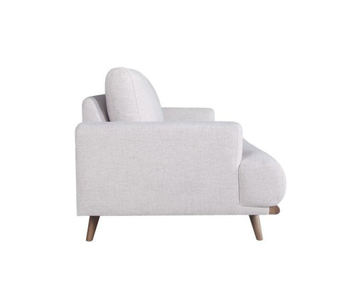 Elme Living - Xander Luna Almond Sofa 2 Seater