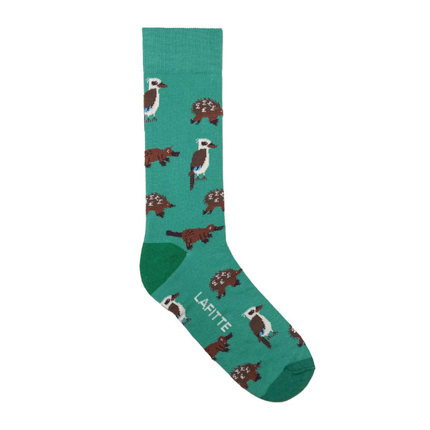 Lafitte - Aussie Animals Men's Socks AU 6-10, EU 40 - 45.5