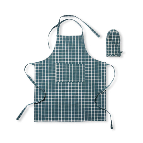 Madras Link - Walsh Check Apron And Glove Set