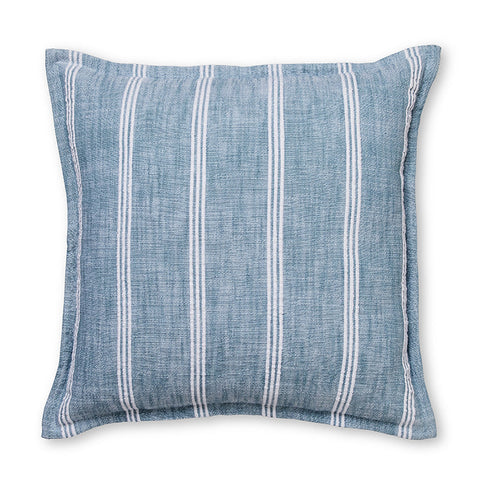 Madras Link - Munro Blue Stripe Cushion 50cm