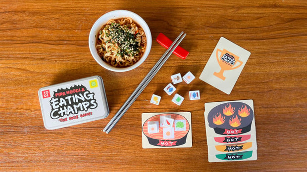 Fire Noodle Eating Champs: The Dice Game!