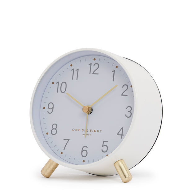 One Six Eight - Masie White Silent Alarm Clock