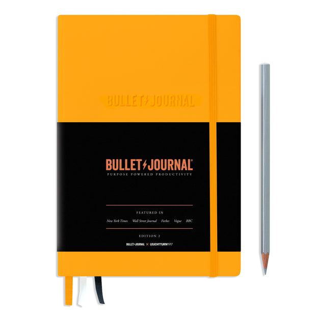 Leuchttrum - Bullet Journal Edition 2, Medium (A5), Hardcover, Yellow