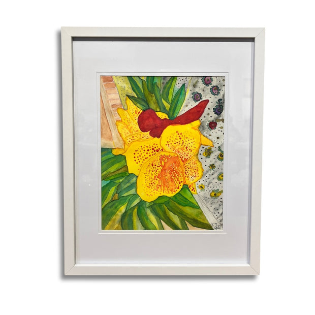 Yellow Orchid Framed Artwork