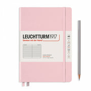 Leuchttrum - Notebook Medium (A5) Ruled, Hardcover, 251 Numbered Pages, Muted Colours – Powder