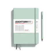 Leuchttrum - Notebook Hardcover Medium (A5), 251 pages, Ruled, Mint Green