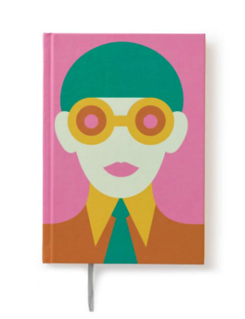 Olimpia Zagnoli - Pink Midsized Lined Notebook Paperback