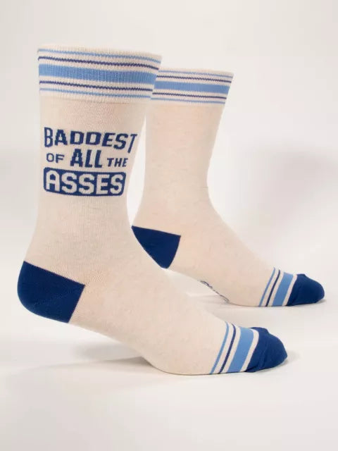 Blue Q - Baddest Of All The Asses - Men's Crew Socks