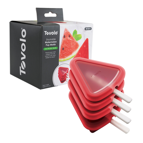 Tovolo - Stackable Ice Pop Moulds - Set of 4 - Watermelon