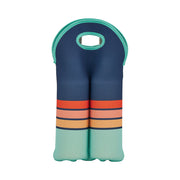 Annabel Trends - Double Bottle Bag - Neoprene - Navy Sunrise